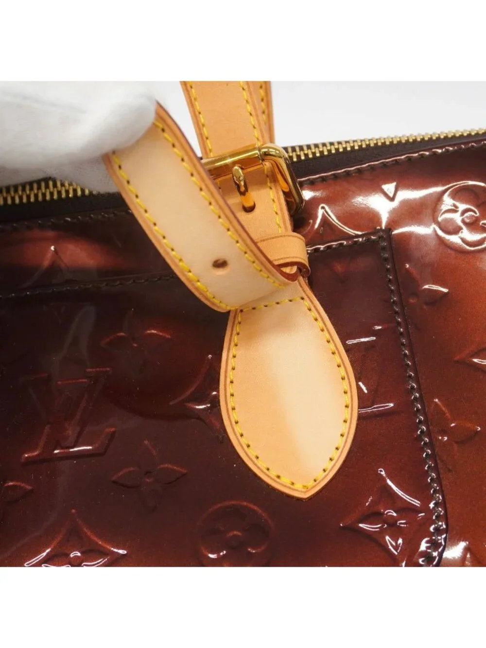 Louis Vuitton Handbag Vernis Rosewood Avenue Amarante